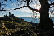 79 Ai Tre Faggi (1399 m) il tempietto con i menhir